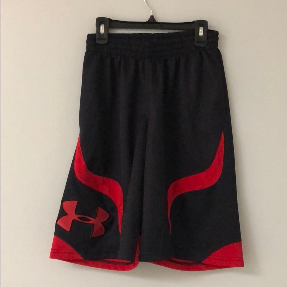 Black and Red Under Armour Shorts